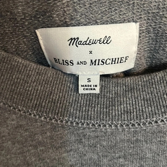 Madewell x Bliss & Mischief • Woman of the Hour Sweatshirt. Size Small - Picture 2 of 4